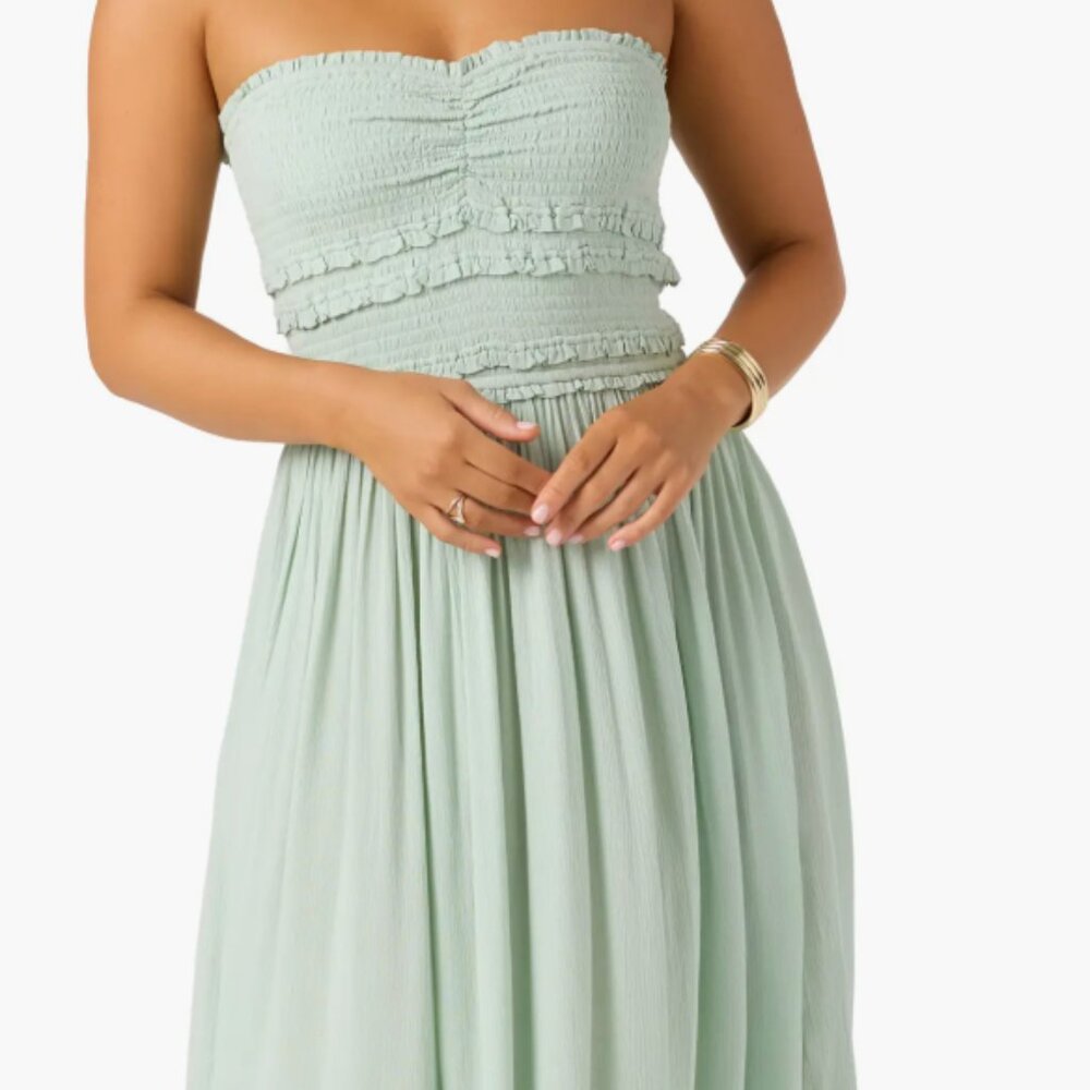 O'Neill Strapless Blue Dress